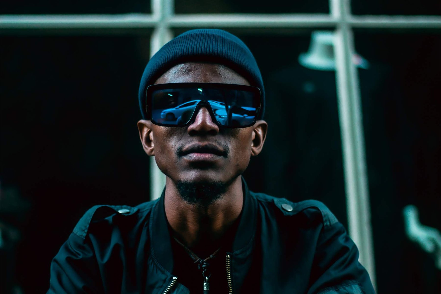 Blue Shades Portrait